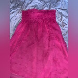 OP Pink Strapless Dress Or Skirt